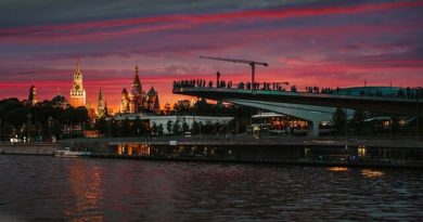 Pohled přes řeku Moskva